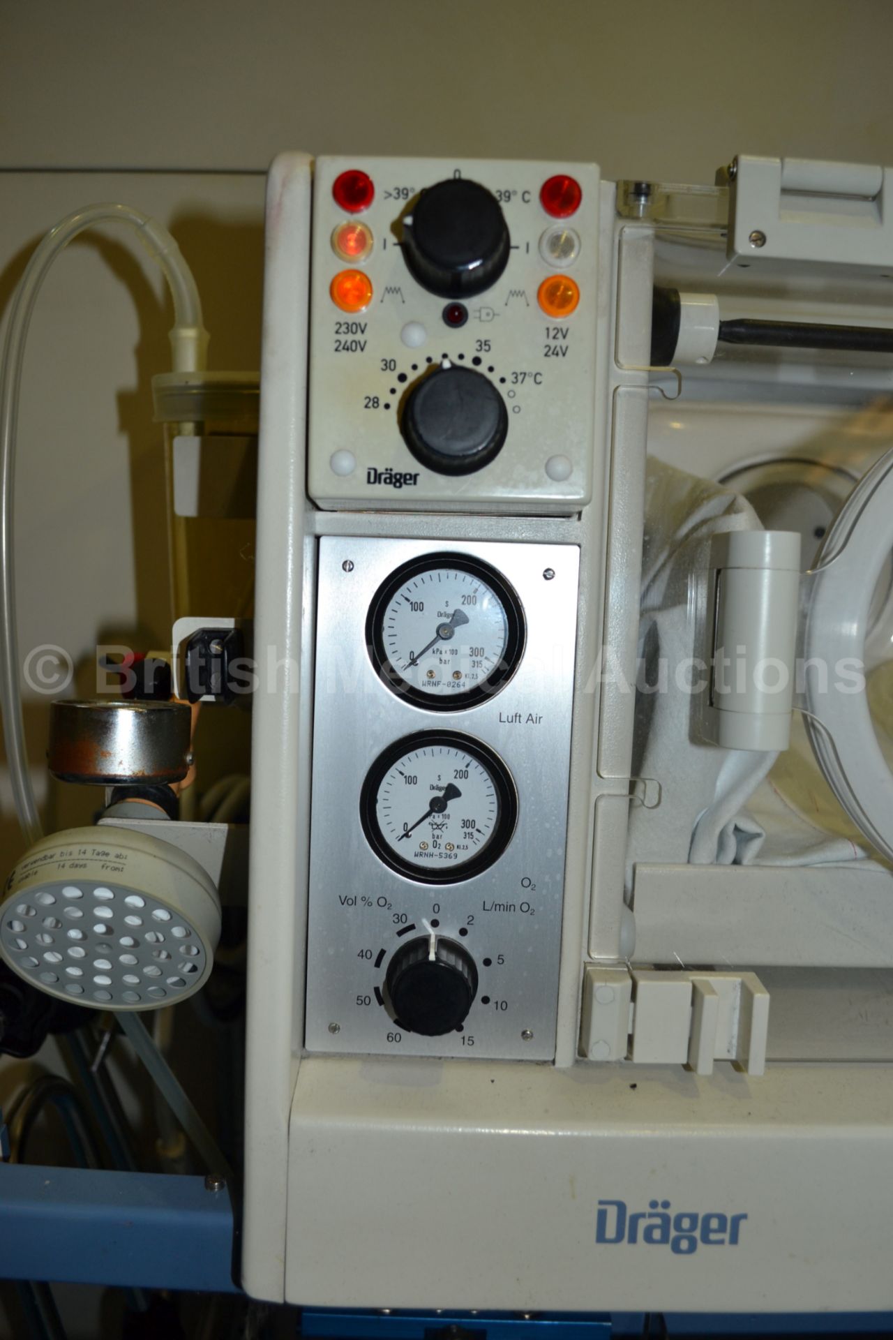 Drager Transport Incubator 5400 with Drager Babylo - Image 2 of 4