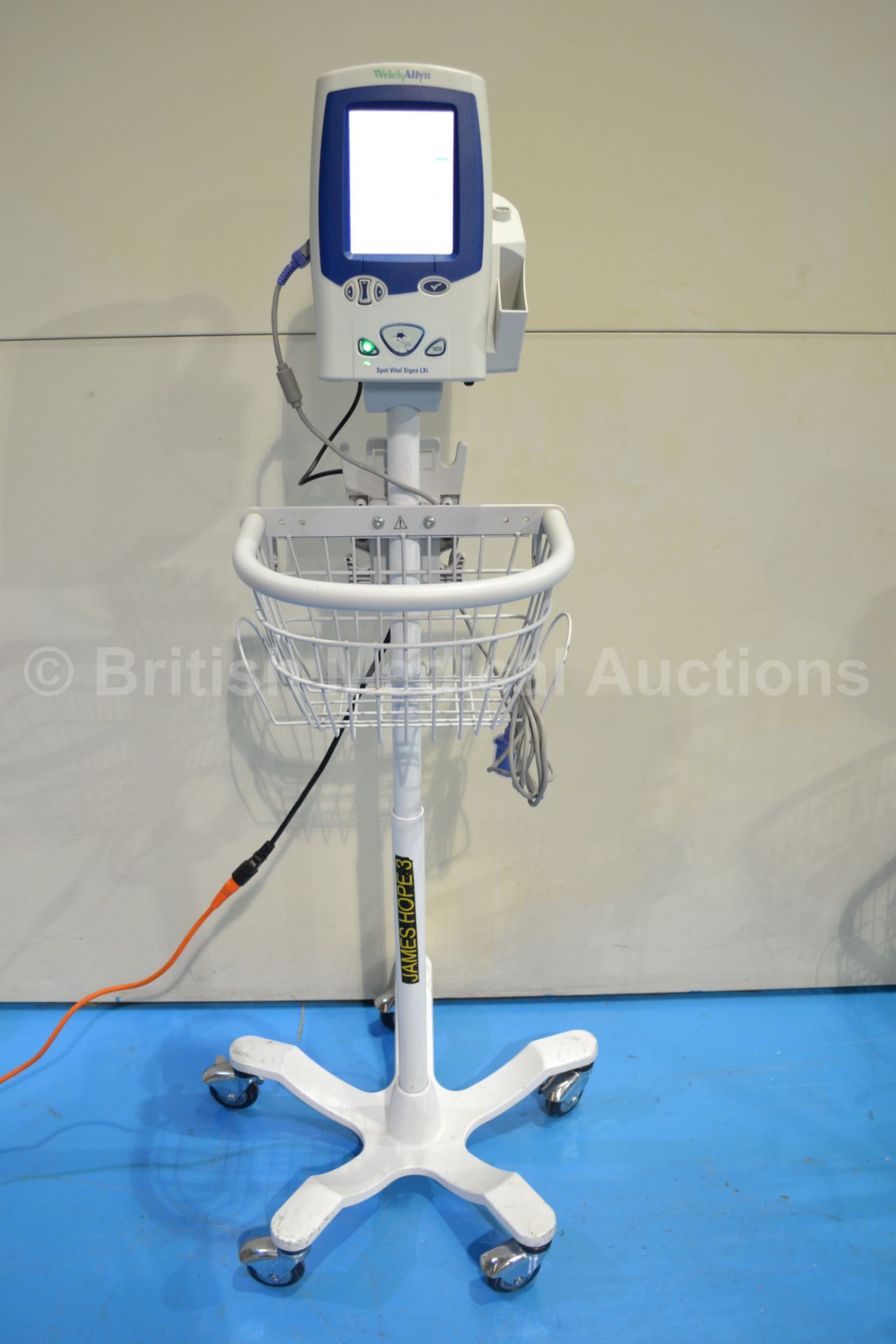 Welch Allyn Spot Vital Signs Monitor LXi on Stand - Image 2 of 2