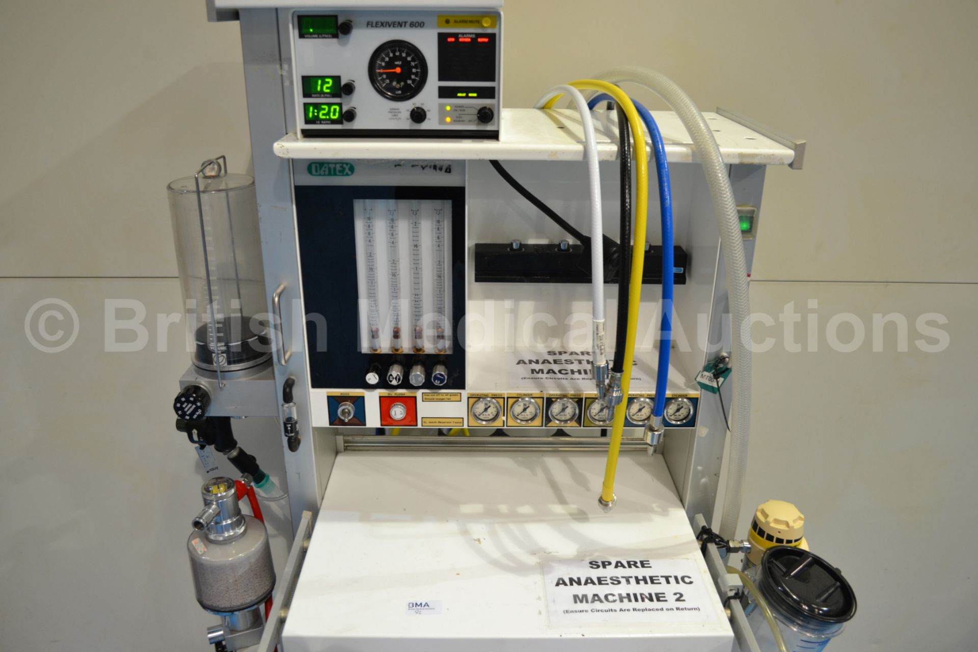 Datex Flexima Anaesthesia System with Flexivent 60 - Image 2 of 4