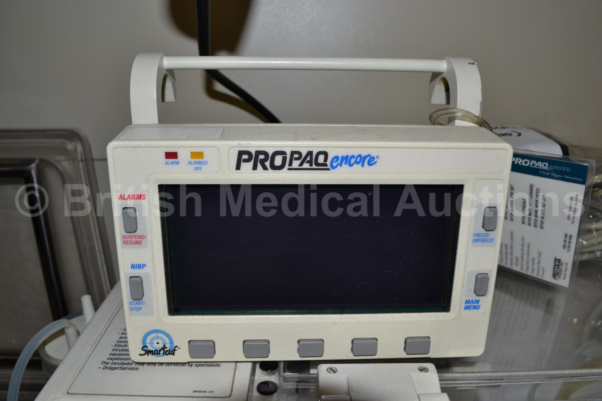 Drager Transport Incubator 5400 with Hoses, Drager - Image 4 of 5