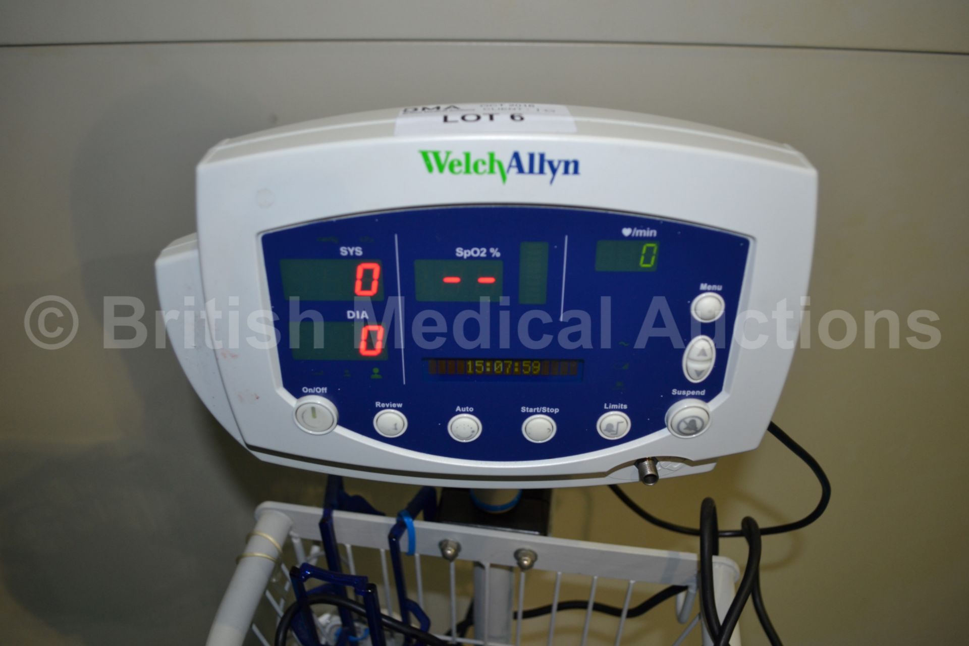 Welch Allyn 53N00 Vital Signs Monitor on Stand wit