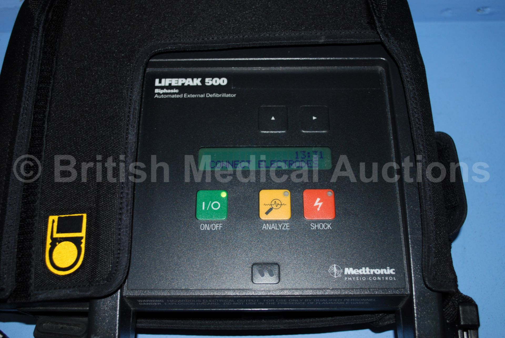 Medtronic Physio-Control Lifepak 500 Biphasic Auto - Image 3 of 3