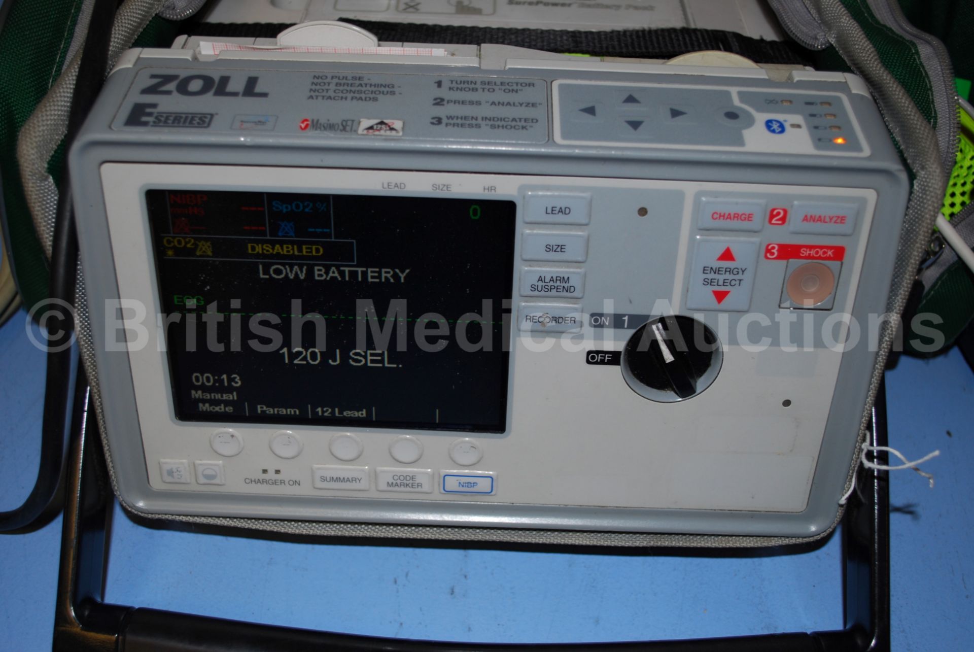 Zoll E Series Defibrillator with Bluetooth, ECG, S - Image 4 of 6