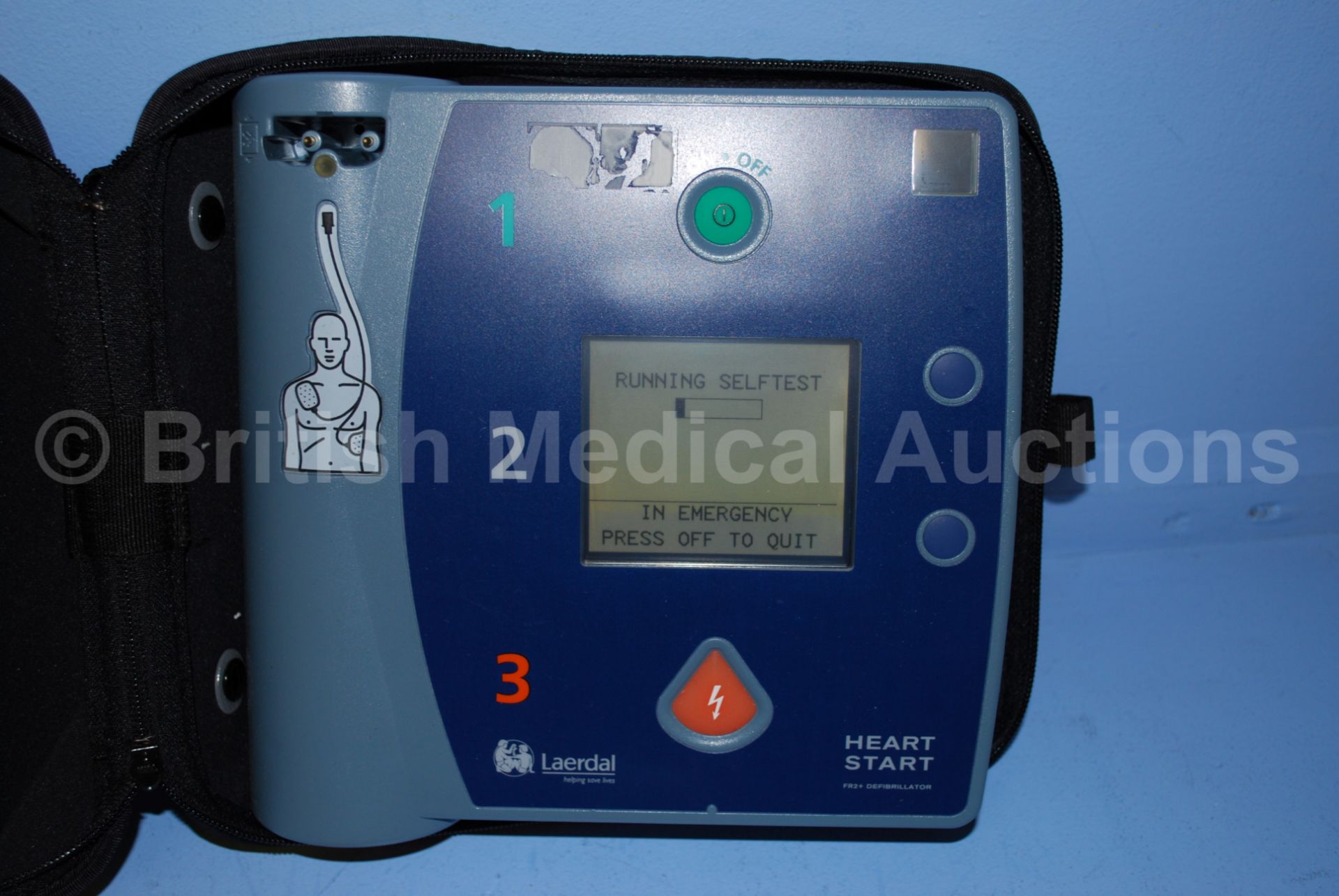 Laerdal Heartstart FR2+ Defibrillator in Yellow Ca - Image 3 of 4