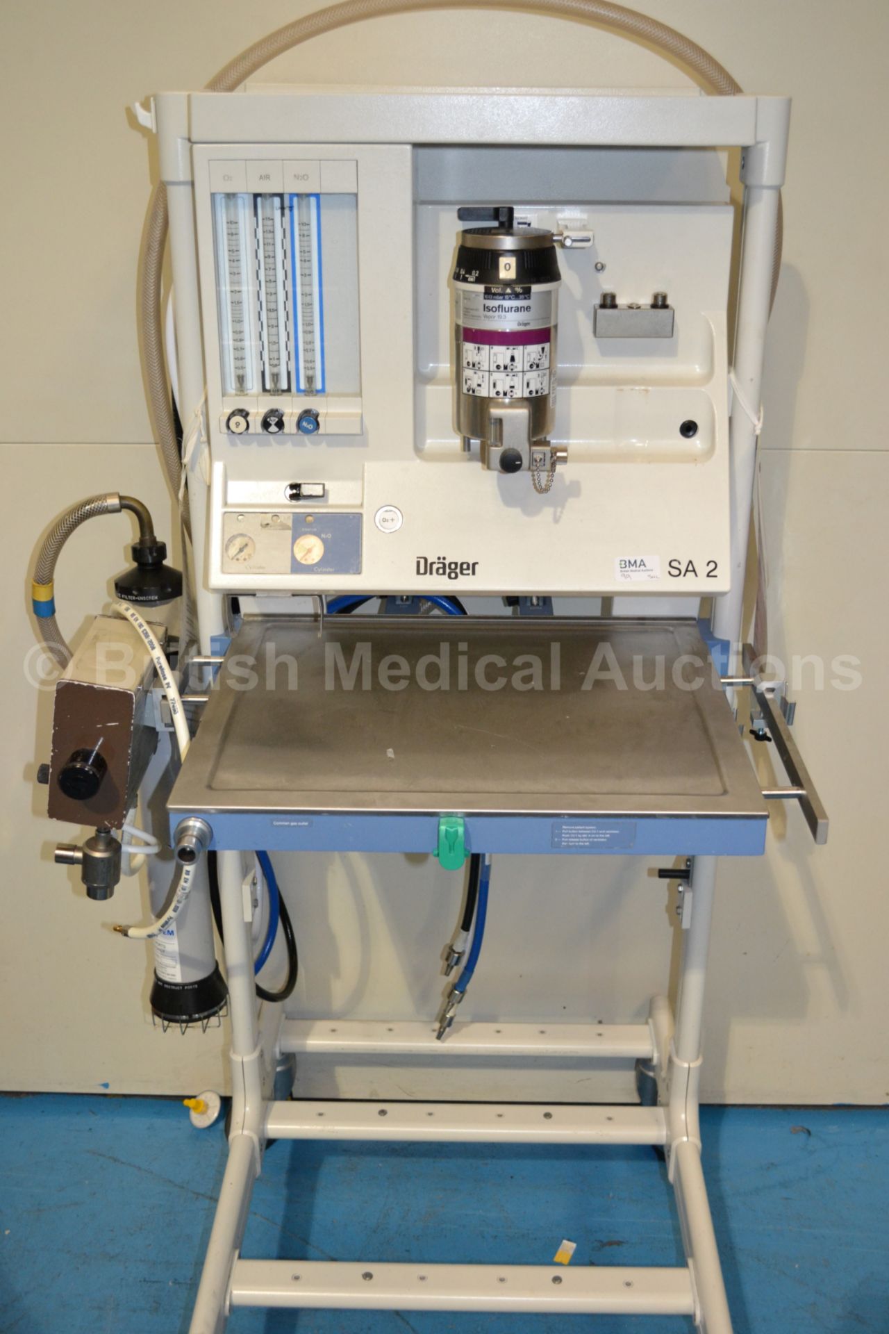 Drager SA 2 Anaesthesia System with Penlon Nuffiel - Image 3 of 5
