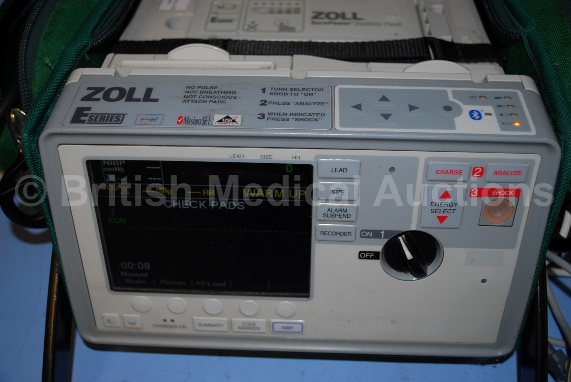 Zoll E Series Defibrillator with Bluetooth, ECG, S - Image 4 of 6