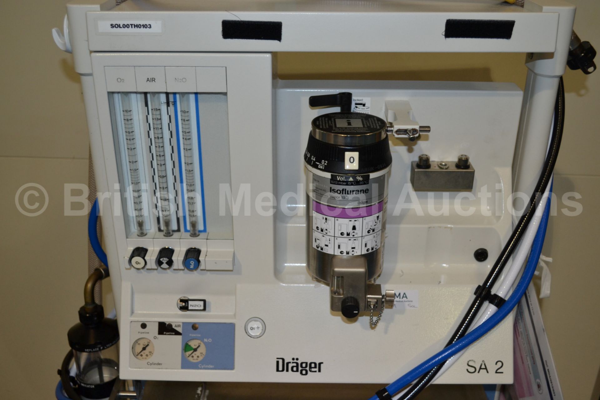 Drager SA 2 Anaesthesia System with Drager Vapor 1 - Image 4 of 4