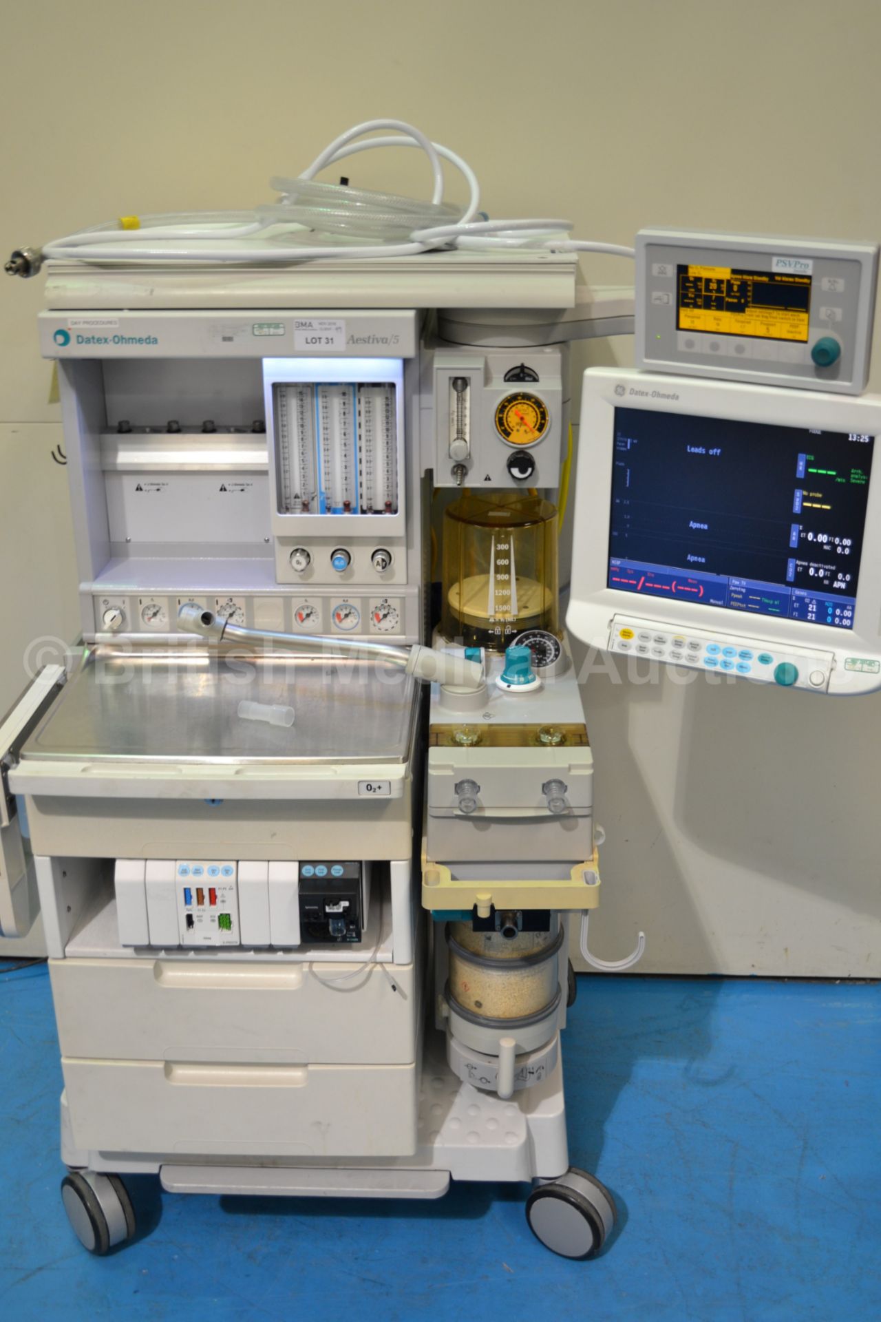 Datex Ohmeda Aestiva/5 Anaesthesia System with Aes