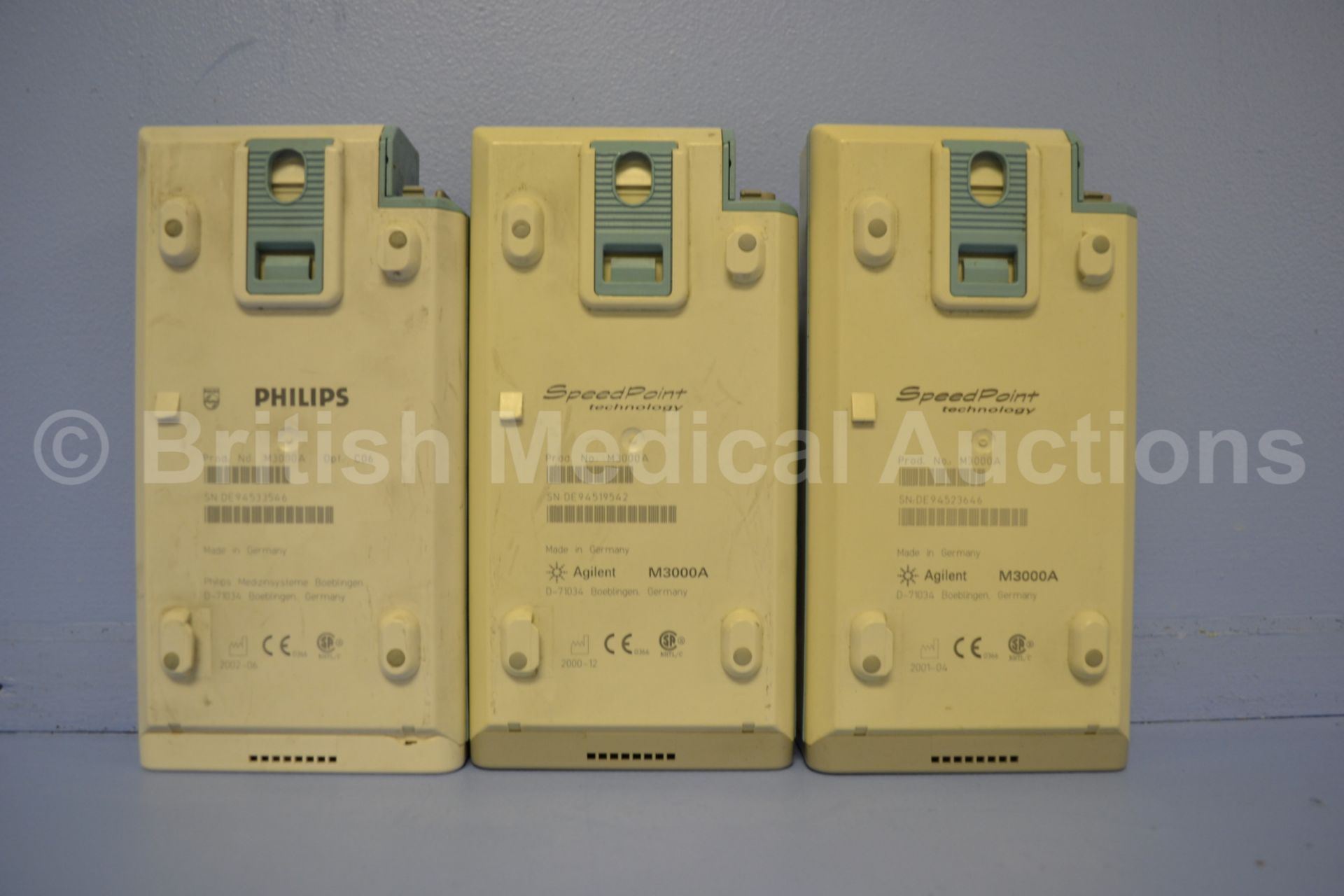 2 x Agilent M3000A Modules with ECG/RESP, SPO2, NB - Image 6 of 6