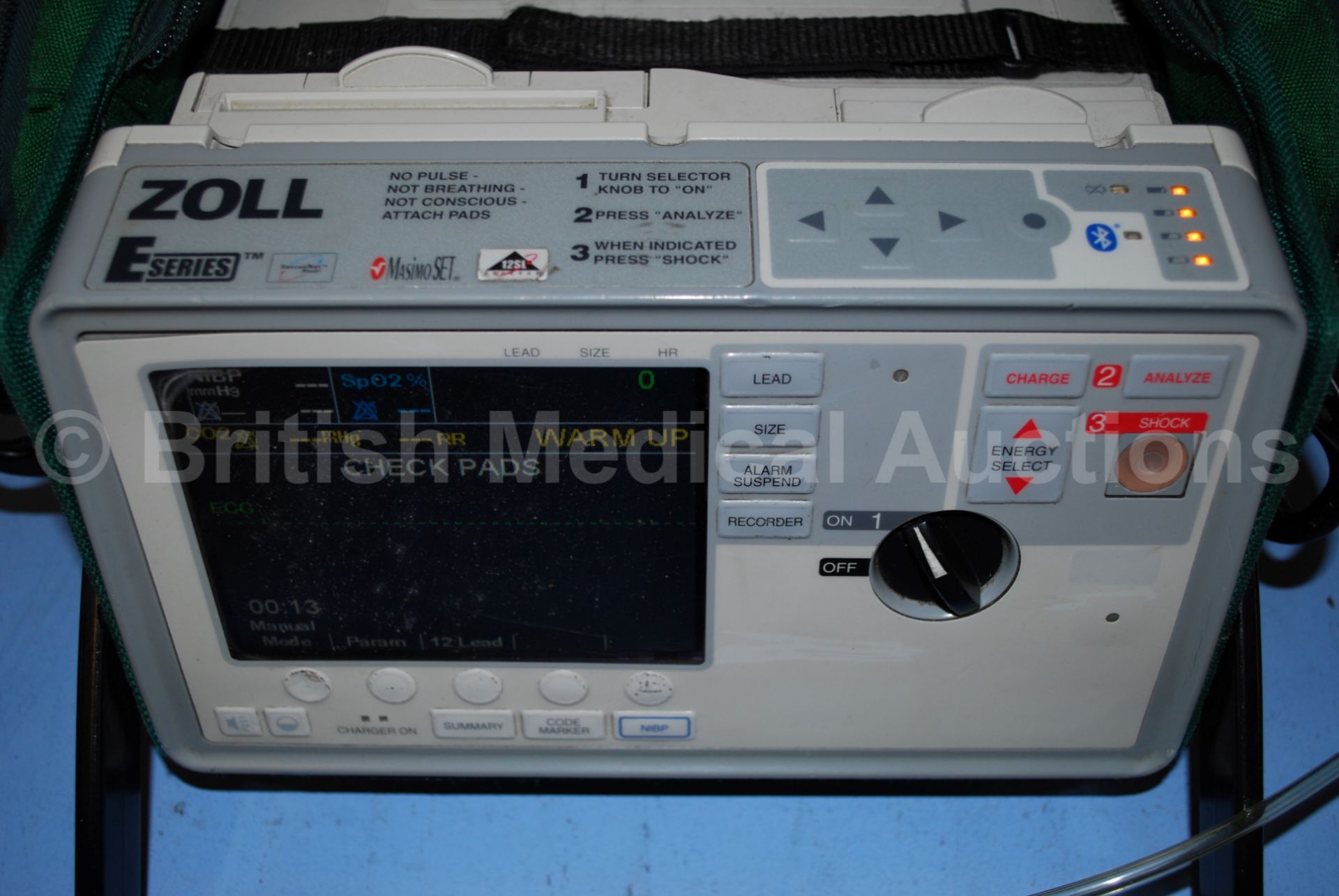 Zoll E Series Defibrillator with Bluetooth, ECG, S - Image 3 of 4