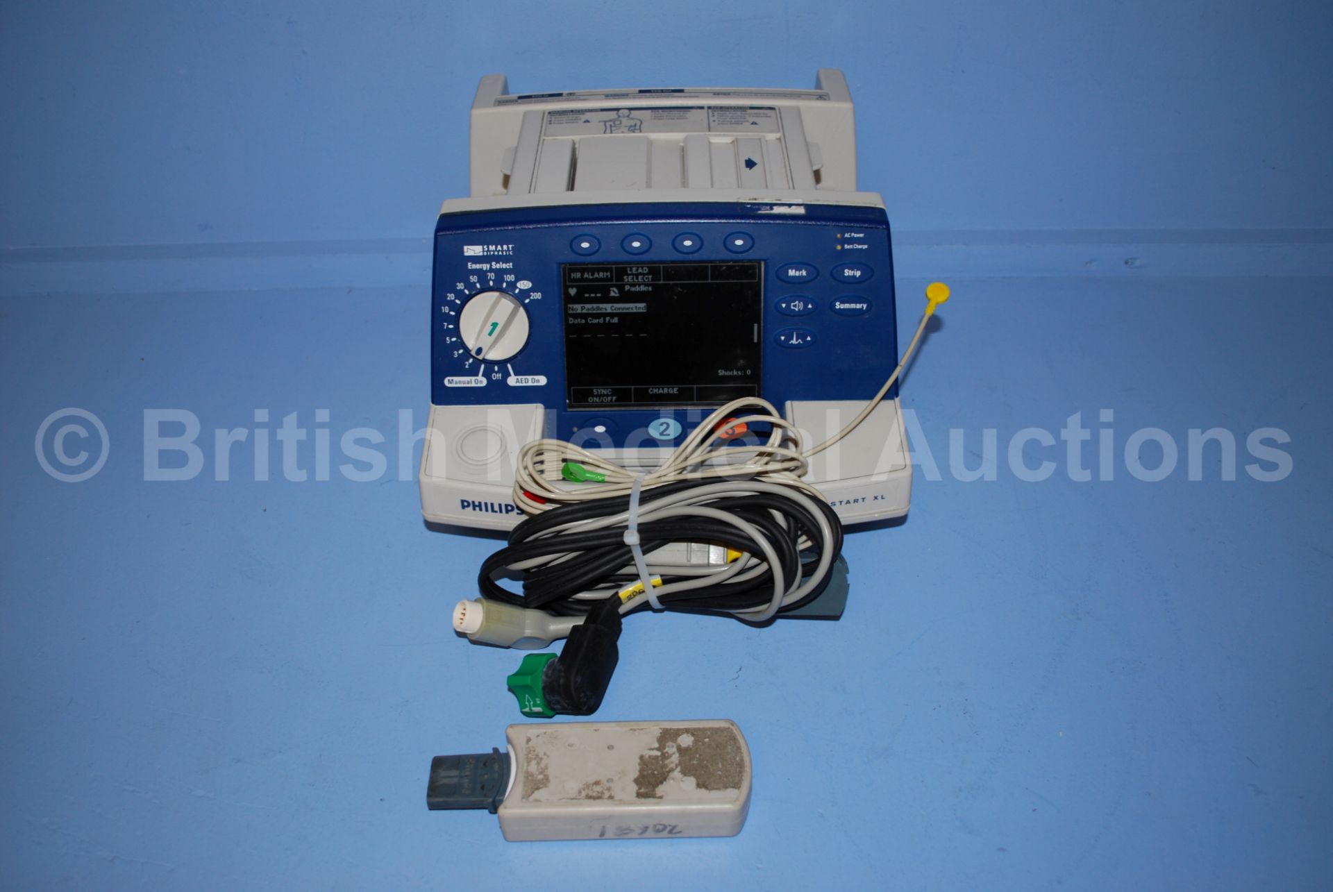 Philips Heartstart XL Smart Biphasic Defibrillator - Image 2 of 4
