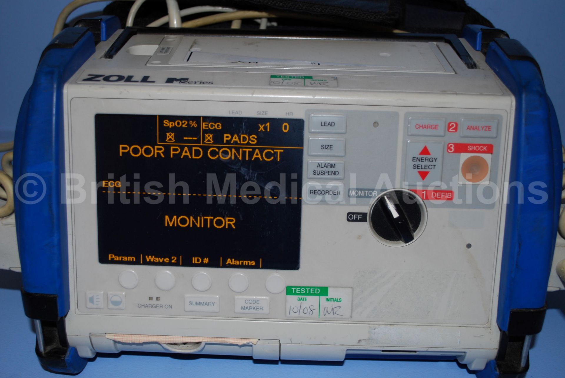 Zoll M Series Defibrillator/Monitor with ECG and S - Image 6 of 12