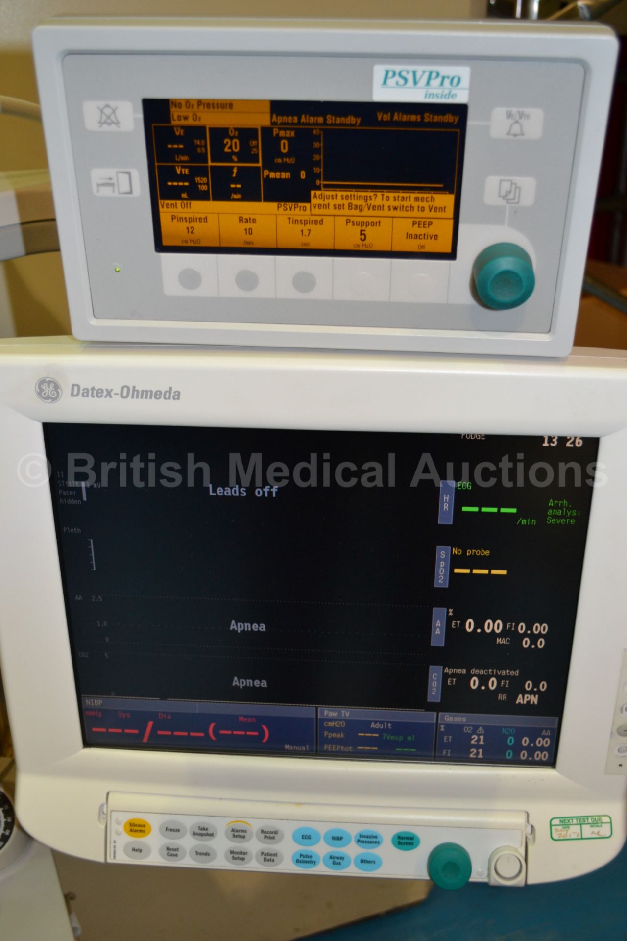 Datex Ohmeda Aestiva/5 Anaesthesia System with Aes - Image 5 of 7