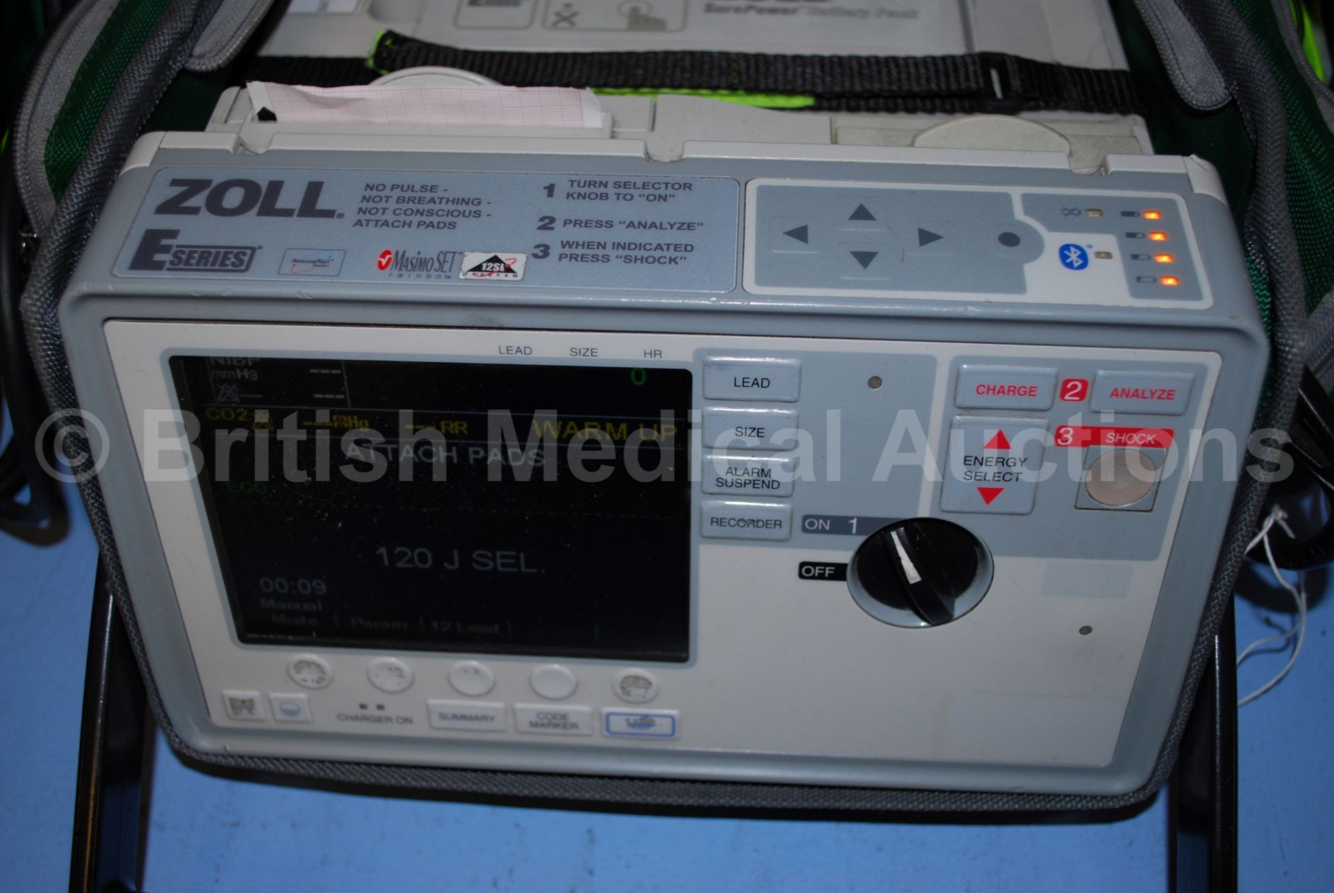 Zoll E Series Defibrillator with Bluetooth, ECG, S - Image 3 of 4