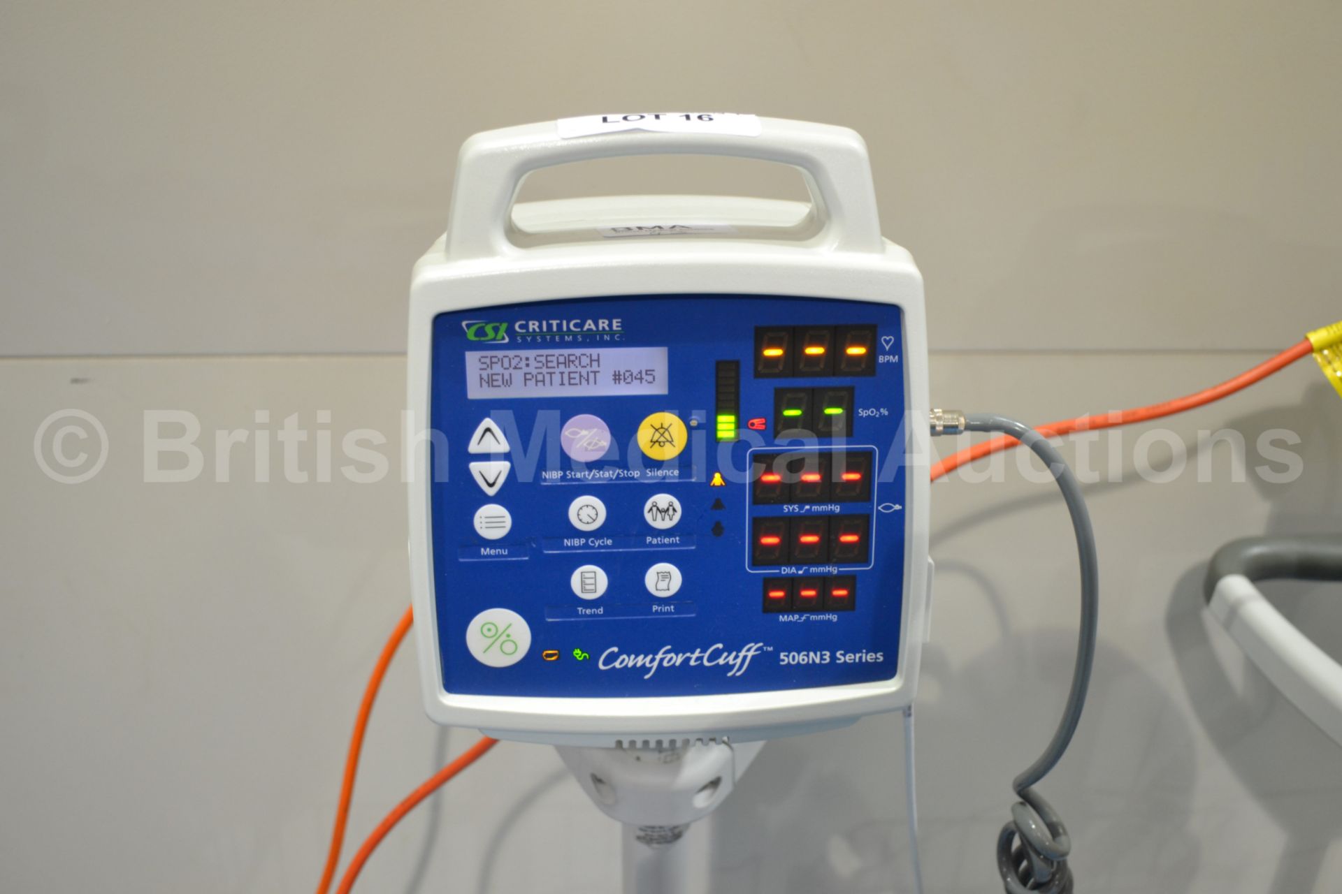 2x Criticare Systems 506N3 Series Vital Signs Moni - Image 4 of 4
