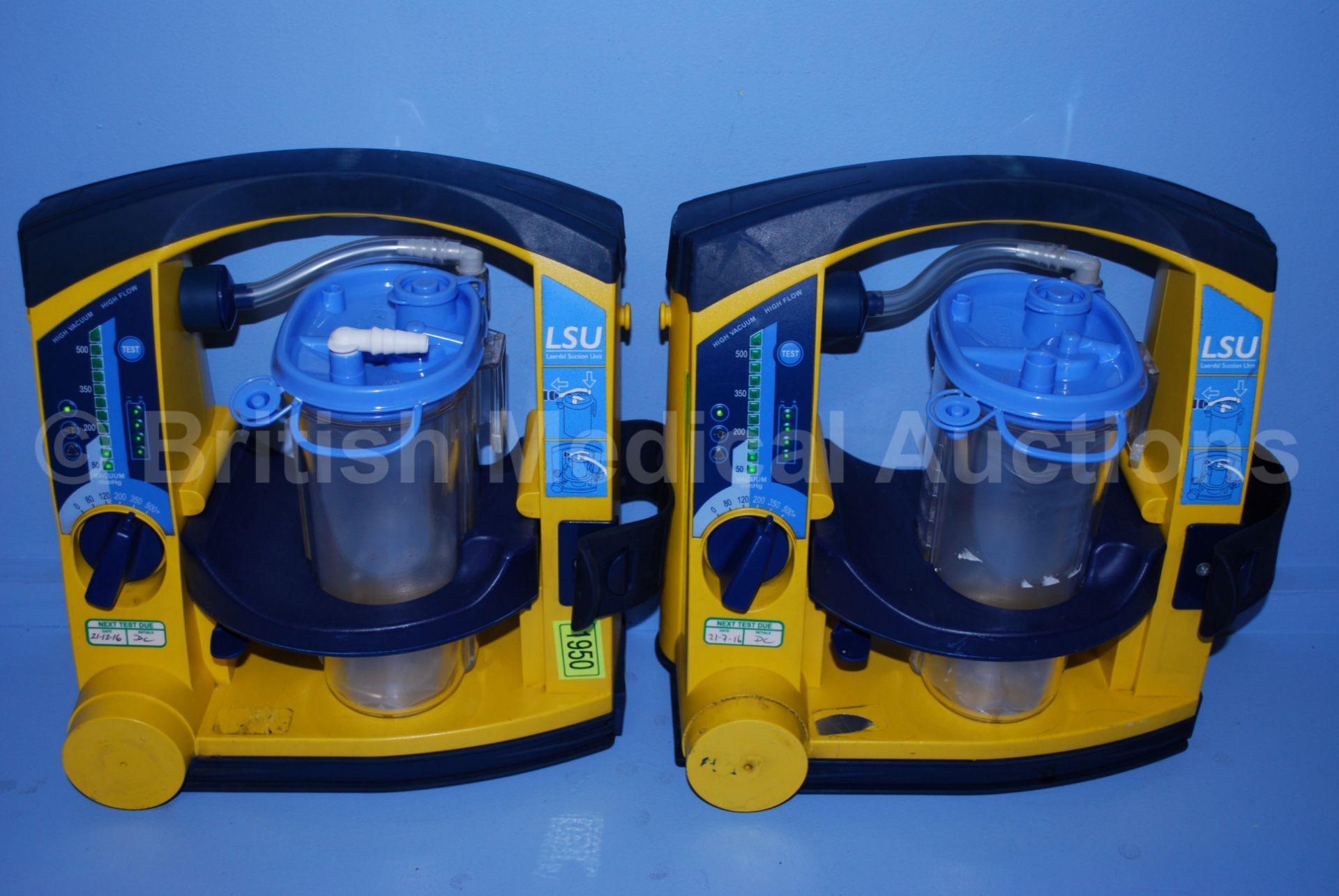 2 x Laerdal Suction Units with New Serres Cups (Bo - Image 2 of 2