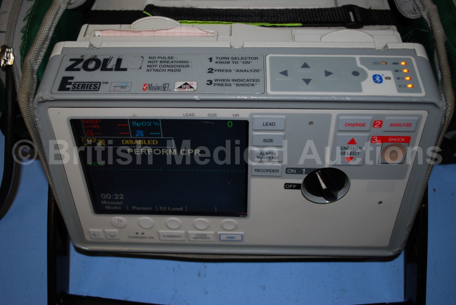 Zoll E Series Defibrillator with Bluetooth, ECG, S - Image 3 of 4