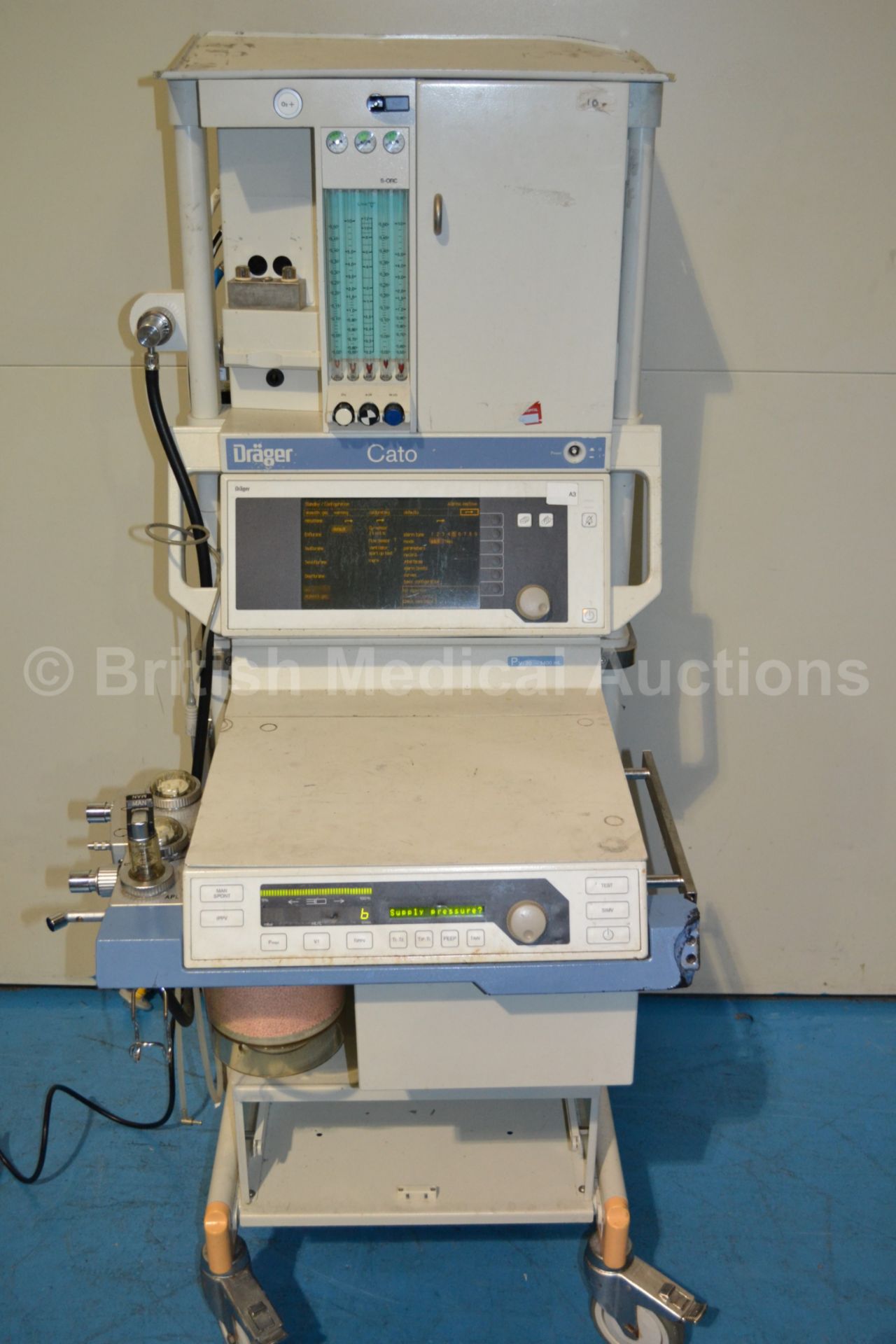 Drager Cato Anaesthesia Machine with Absorber and - Image 3 of 4