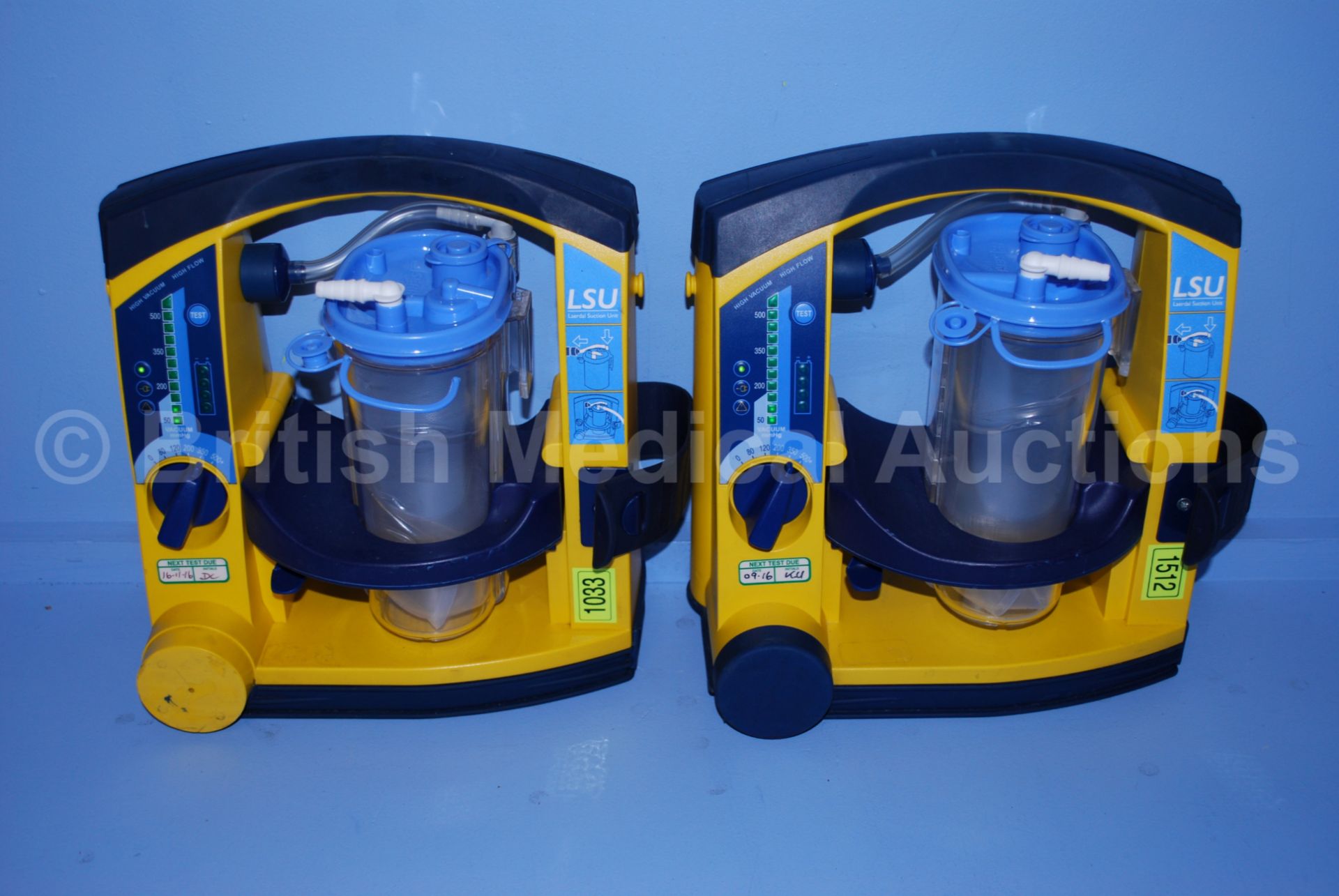 2 x Laerdal Suction Units with New Serres Cups (Bo - Image 2 of 2
