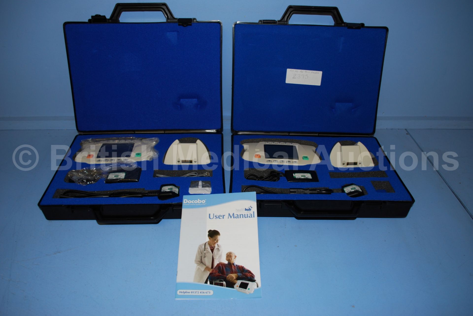 2 x Docobo Health Hub Portable Home Monitors with - Image 2 of 2