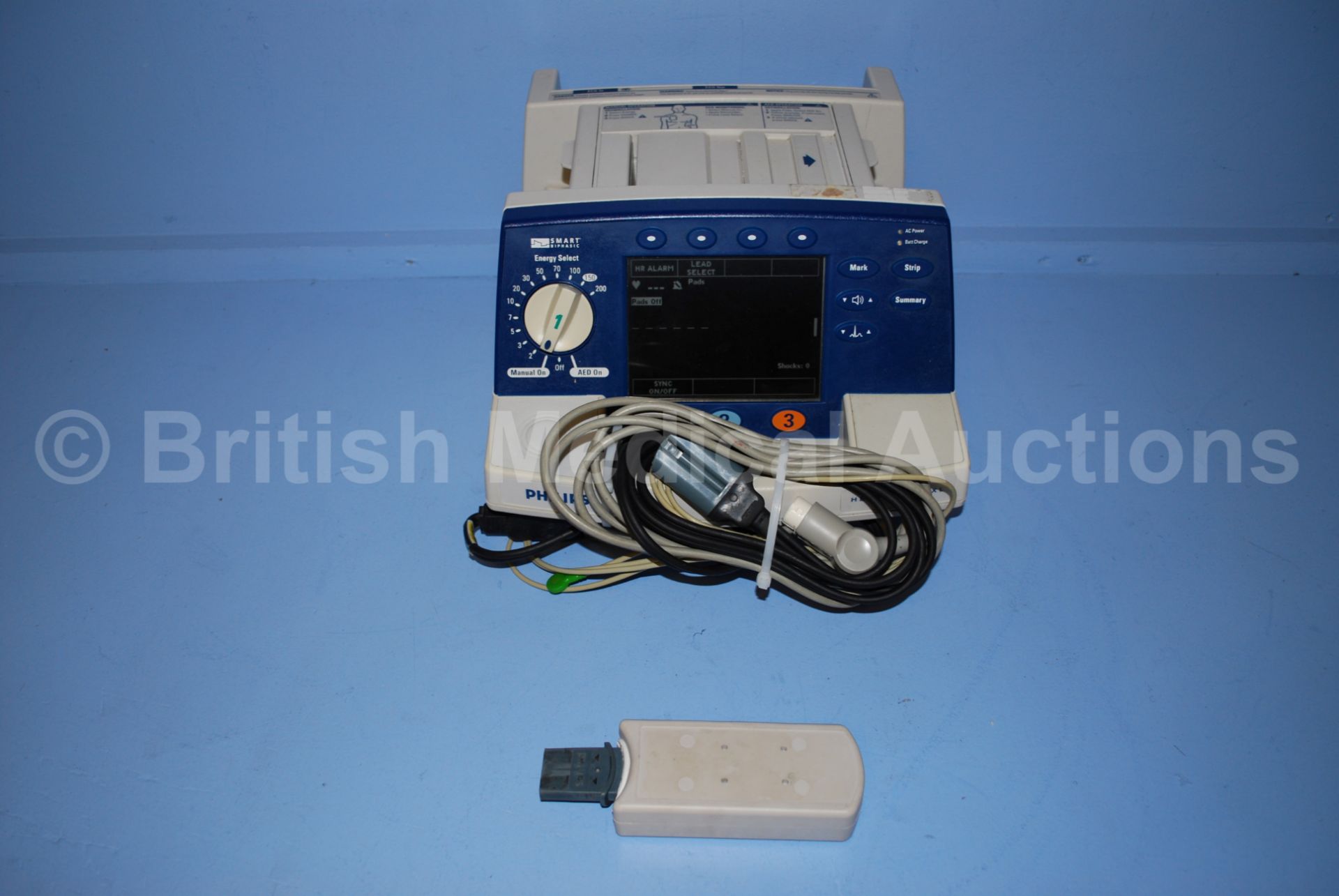 Philips Heartstart XL Smart Biphasic Defibrillator - Image 2 of 4