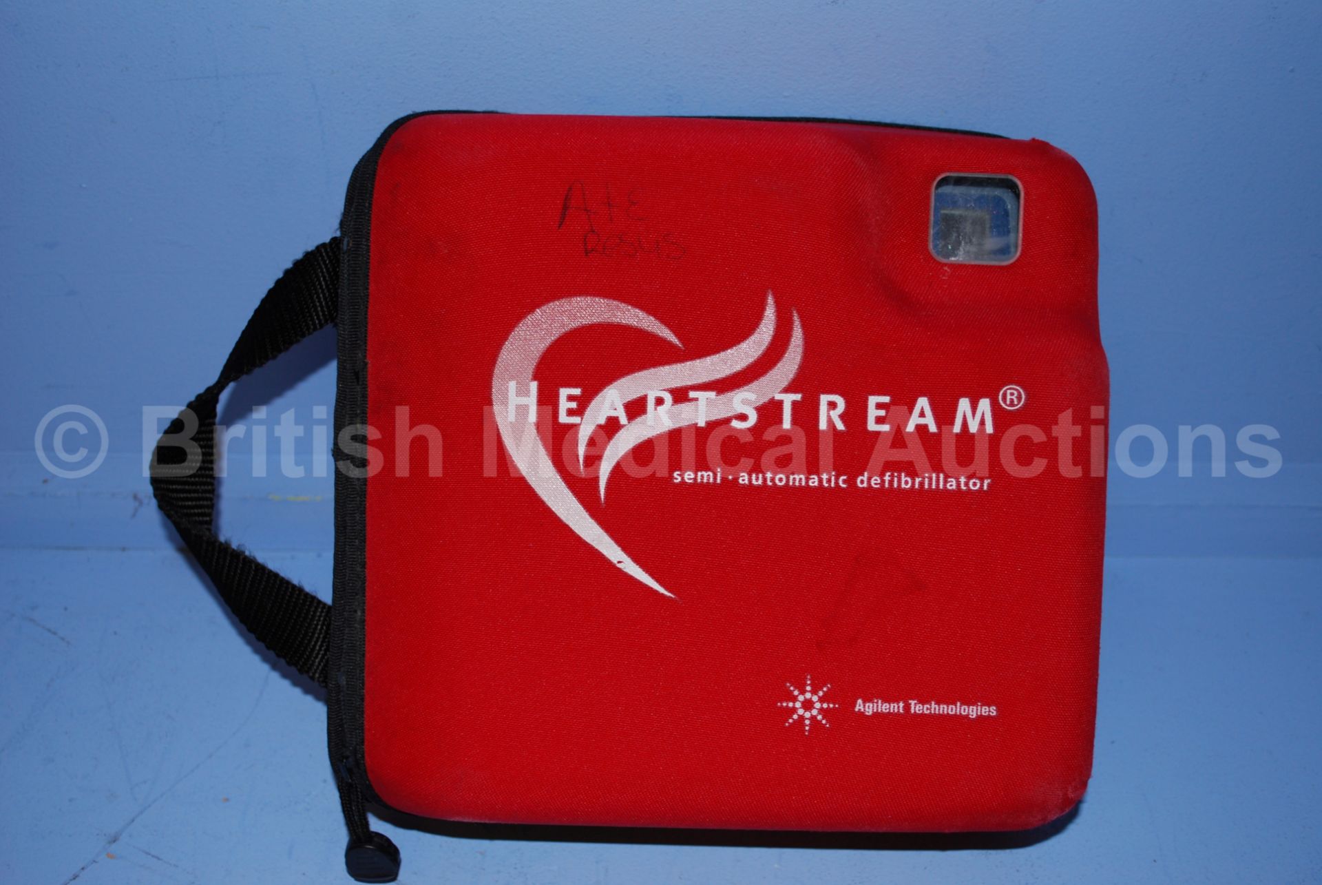 Agilent Heartstream FR2 Defibrillator in Red Case - Image 4 of 4