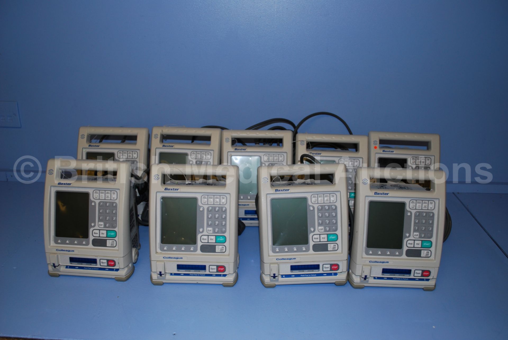 9 x Baxter Colleague Volumetric Infusion Pumps - Image 2 of 2