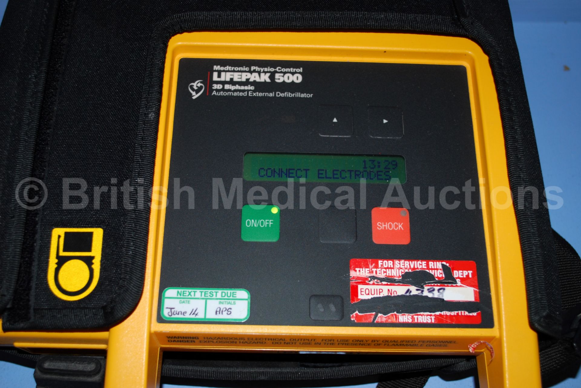Medtronic Physio-Control Lifepak 500 3D Biphasic A - Image 3 of 3