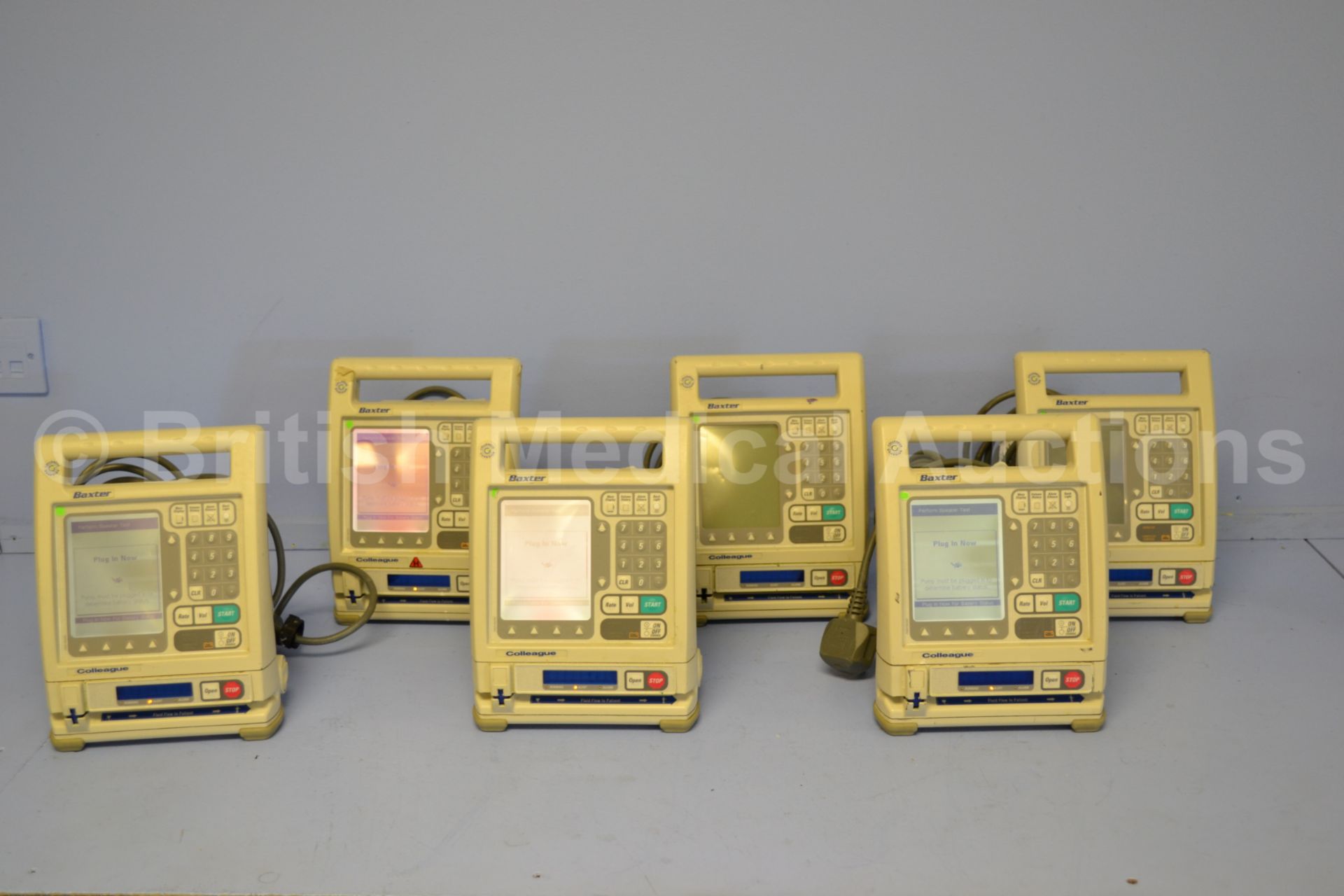 6 x Baxter Colleague Infusion Pumps