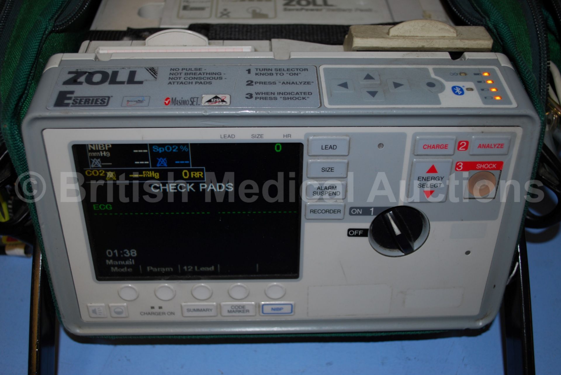 Zoll E Series Defibrillator with Bluetooth, ECG, S - Image 3 of 6