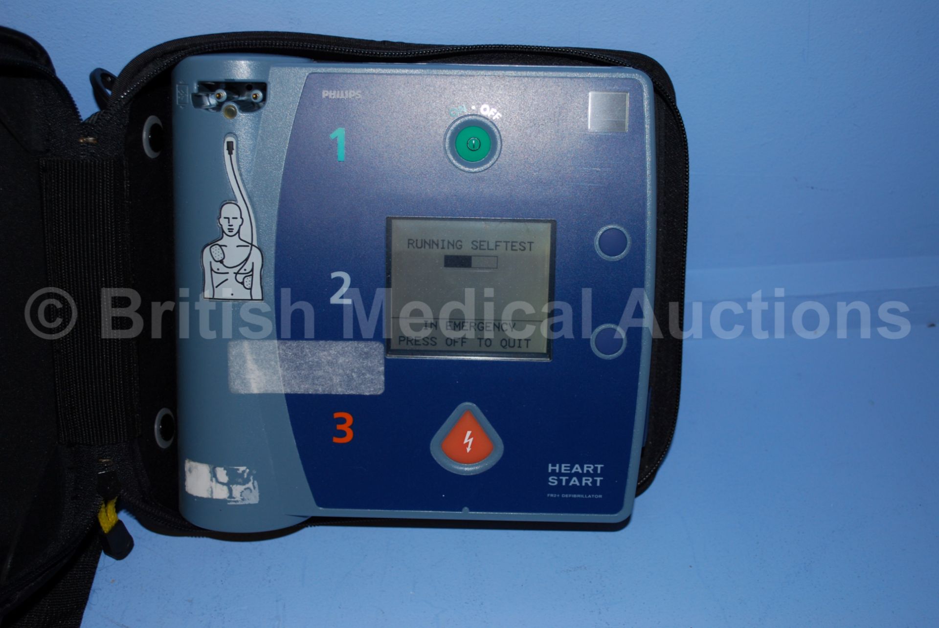 Philips Heartstart FR2+ Defibrillator in Red Case - Image 3 of 4