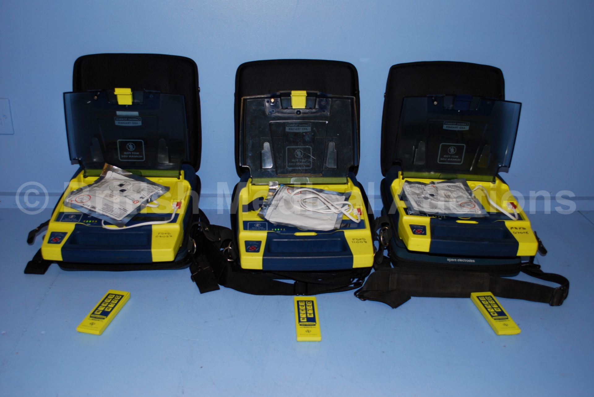 3 x Cardiac Science AED Trainer Defibrillators wit - Image 2 of 2