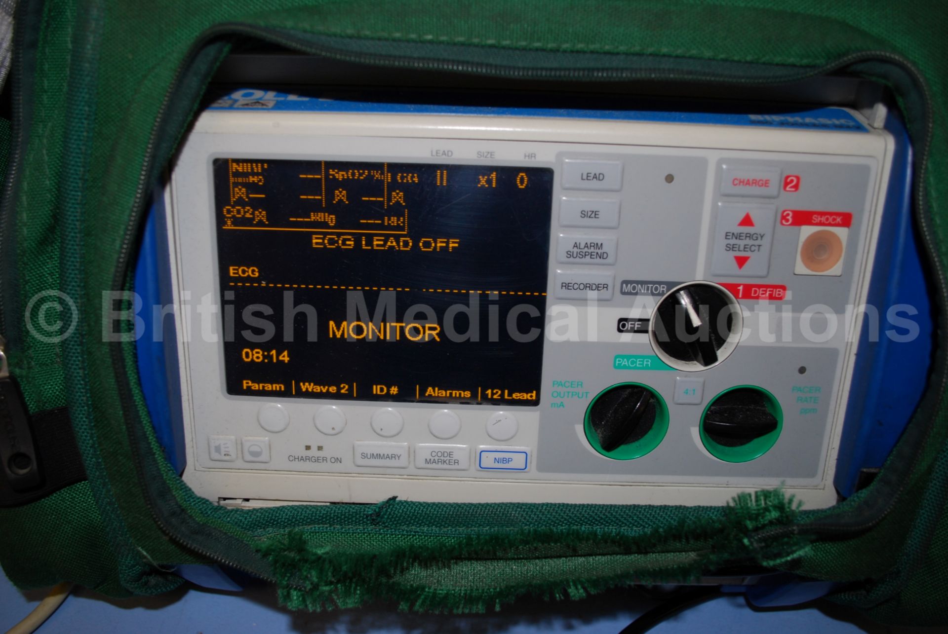 Zoll M Series Biphasic 200 Joules Max Defibrillato - Image 4 of 6