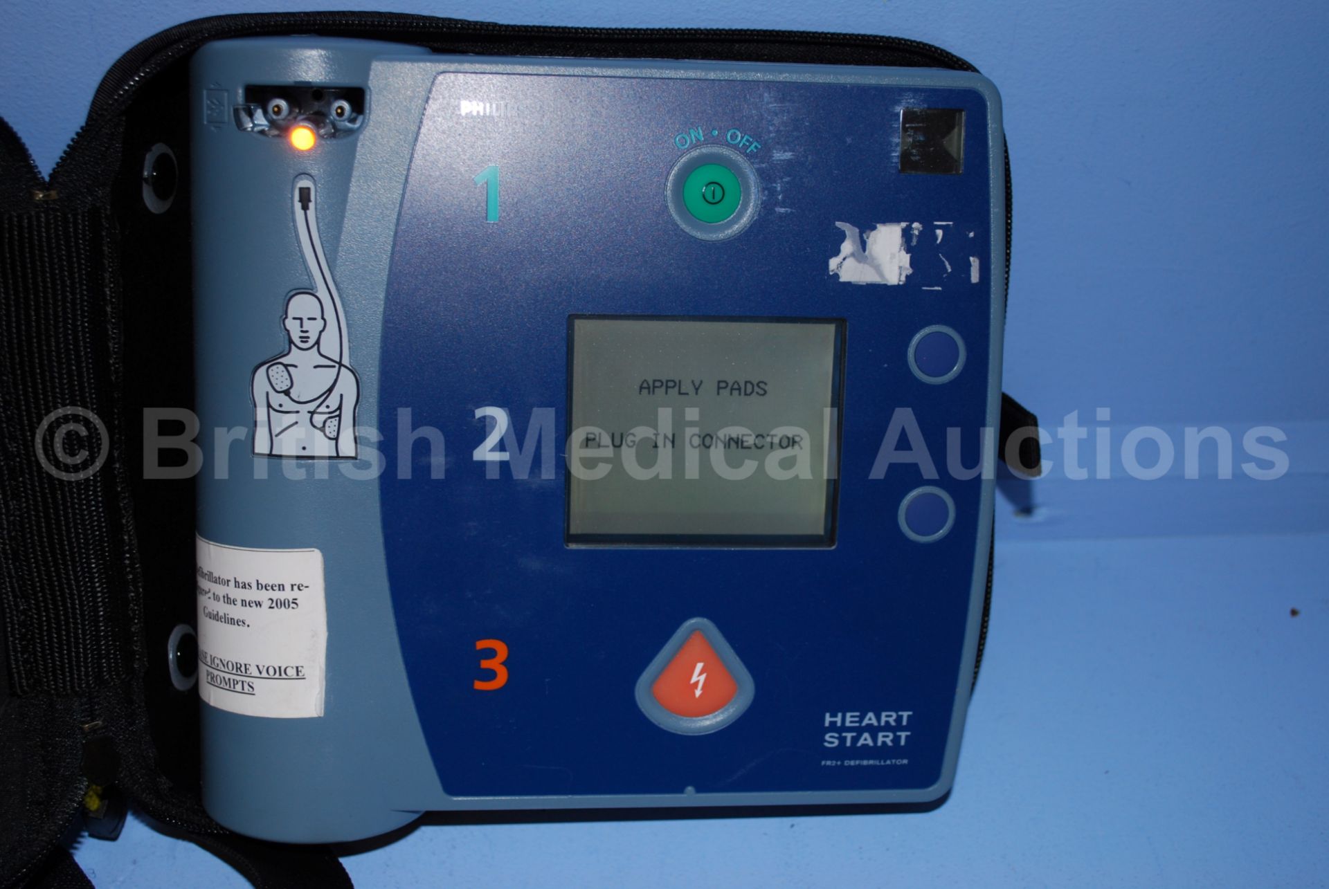 Philips Heartstart FR2+ Defibrillator in Red Case - Image 3 of 4