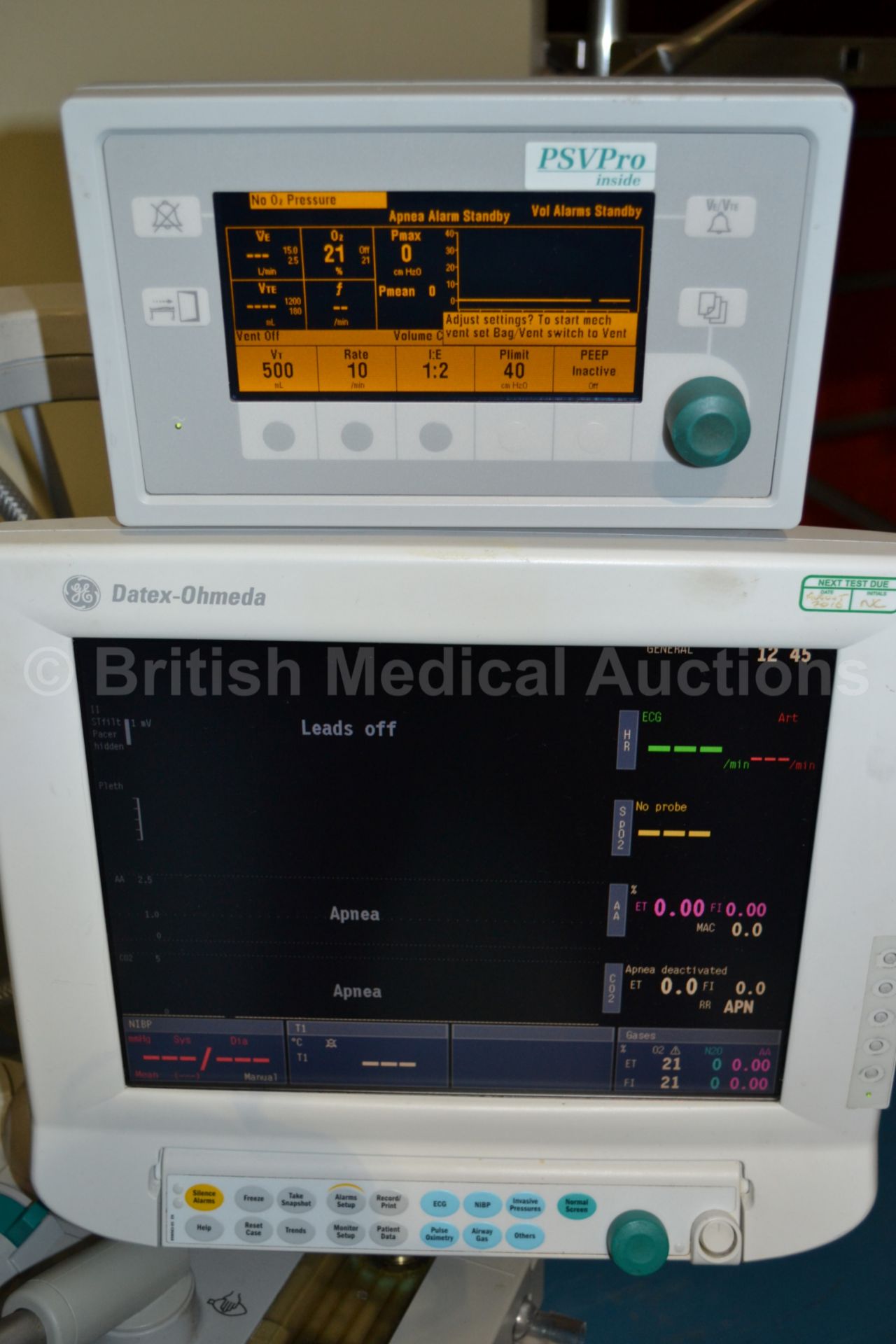 Datex Ohmeda Aestiva/5 Anaesthesia System with Aes - Image 8 of 8