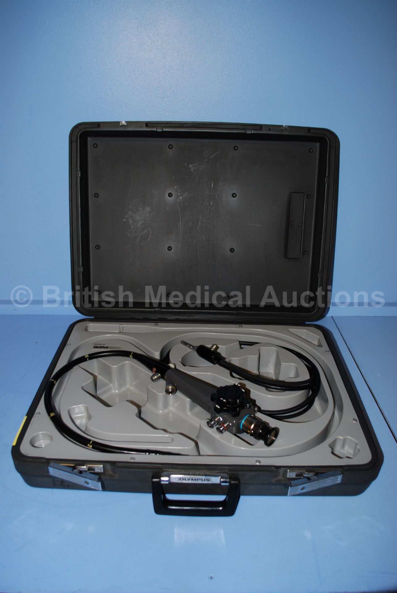 Olympus OSF-2 Sigmoidoscope in Case (2 Broken Fibe