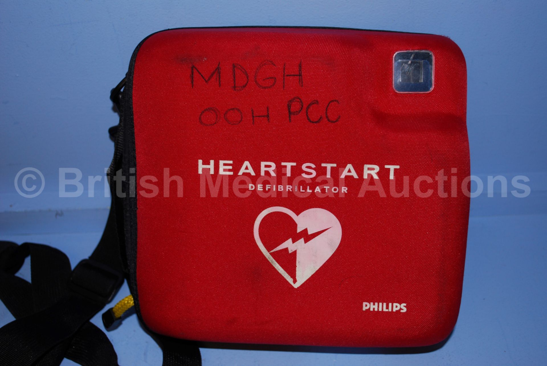 Philips Heartstart FR2+ Defibrillator in Red Case - Image 4 of 4