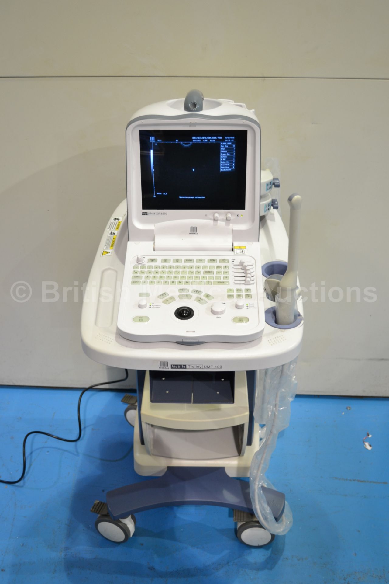 Mindray Digi Prince DP-6600 Portable Ultrasound Sy - Image 2 of 9