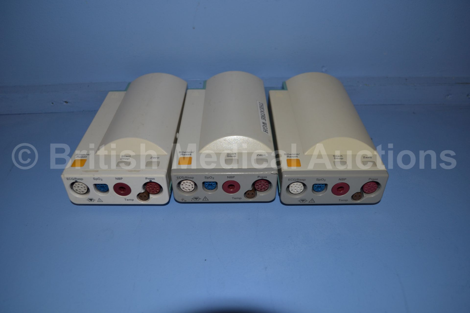 2 x Agilent M3000A Modules with ECG/RESP, SPO2, NB