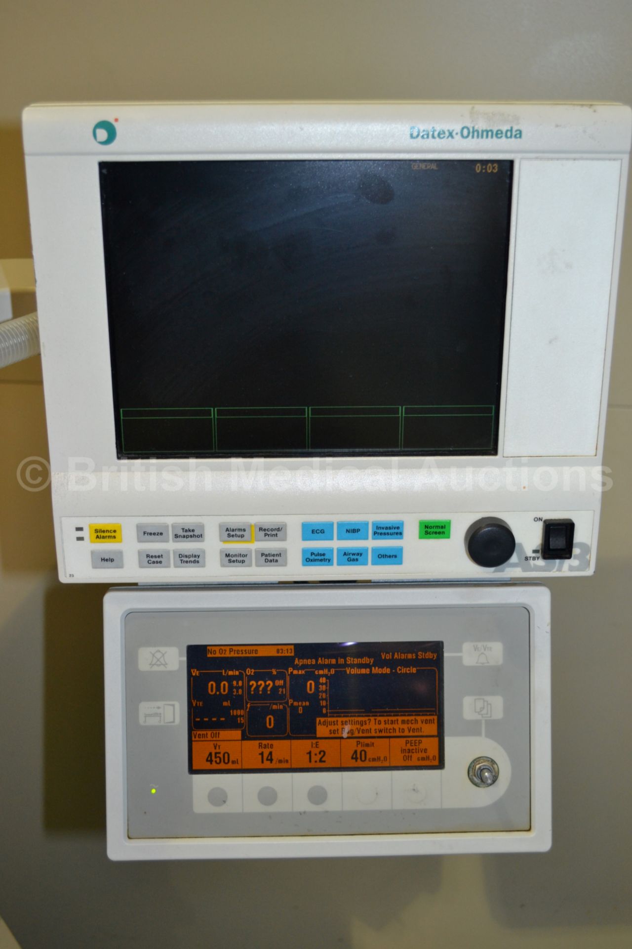 Datex Ohmeda Aestive 3000 Anaesthesia System with - Image 4 of 7