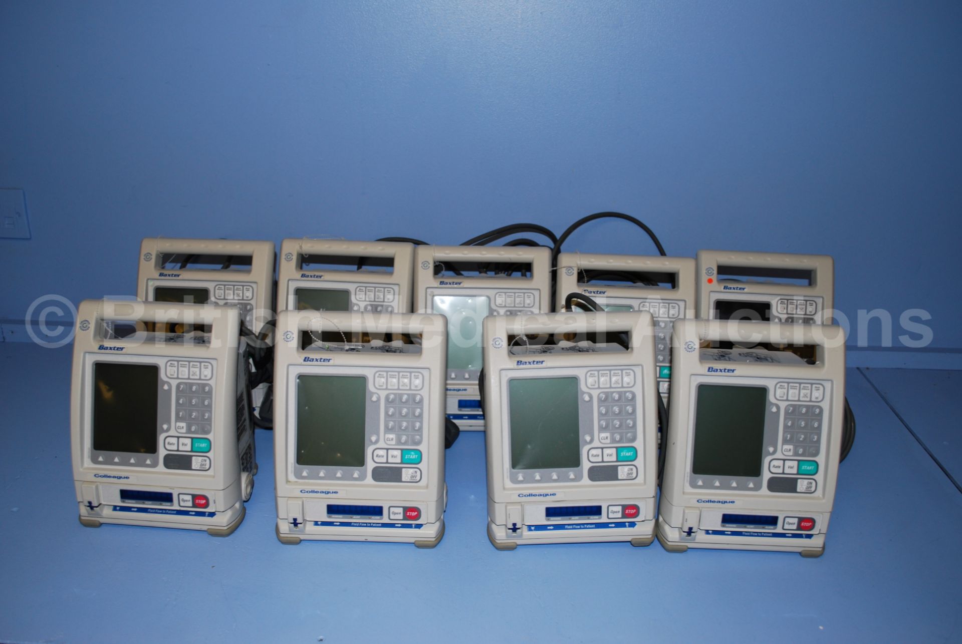 9 x Baxter Colleague Volumetric Infusion Pumps