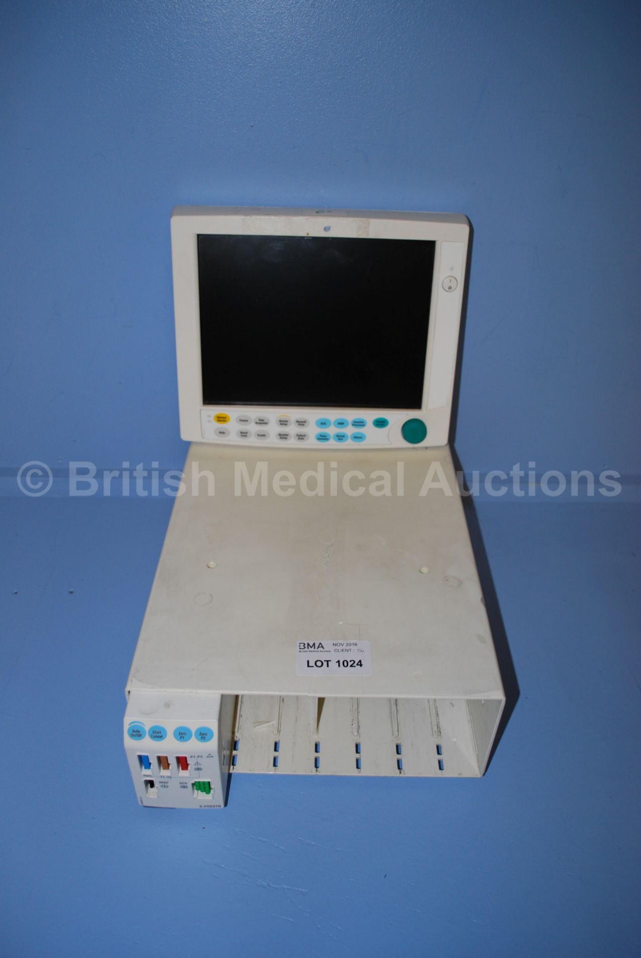 Datex Ohmeda S5 Patient Monitor and Module Rack wi