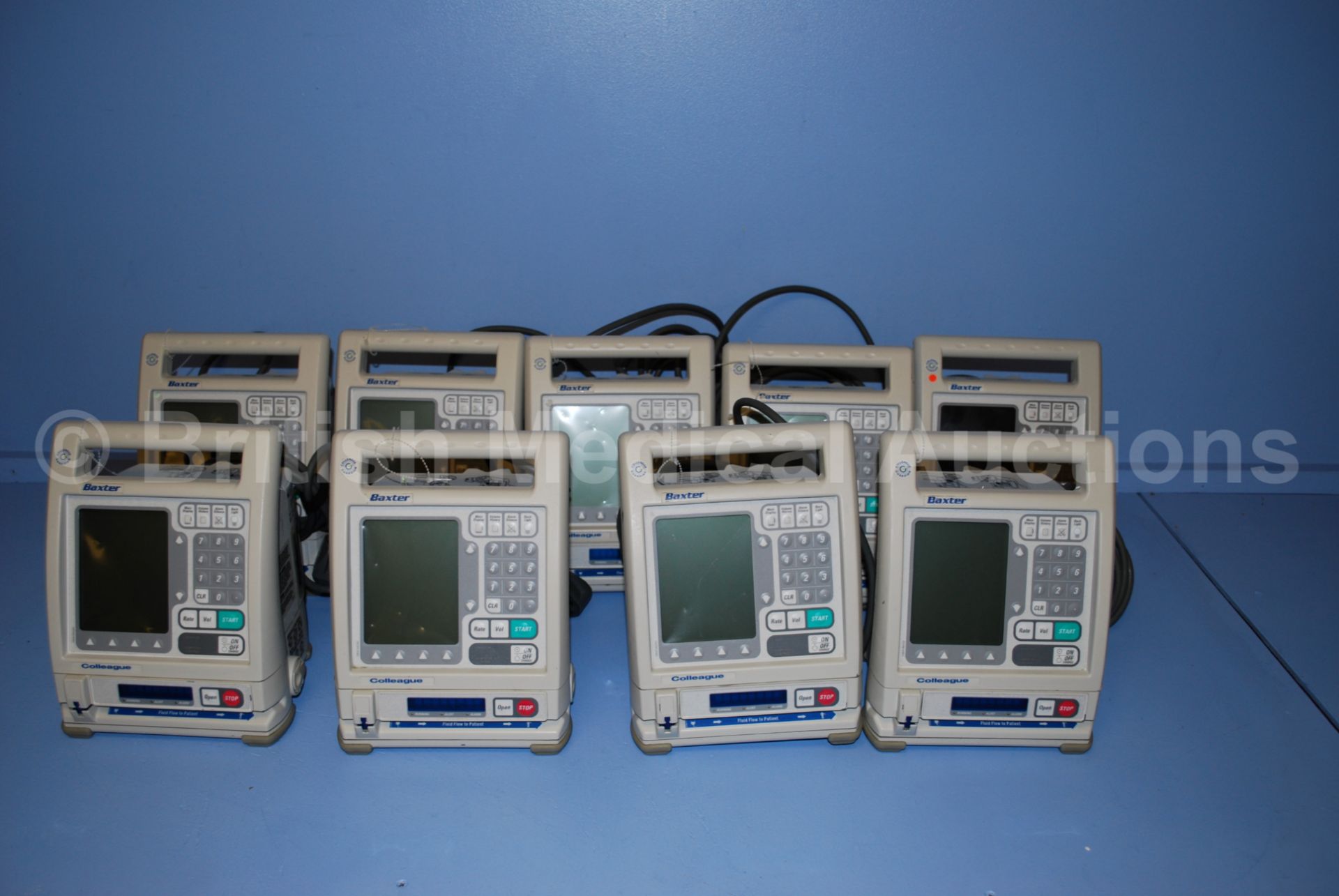 9 x Baxter Colleague Volumetric Infusion Pumps