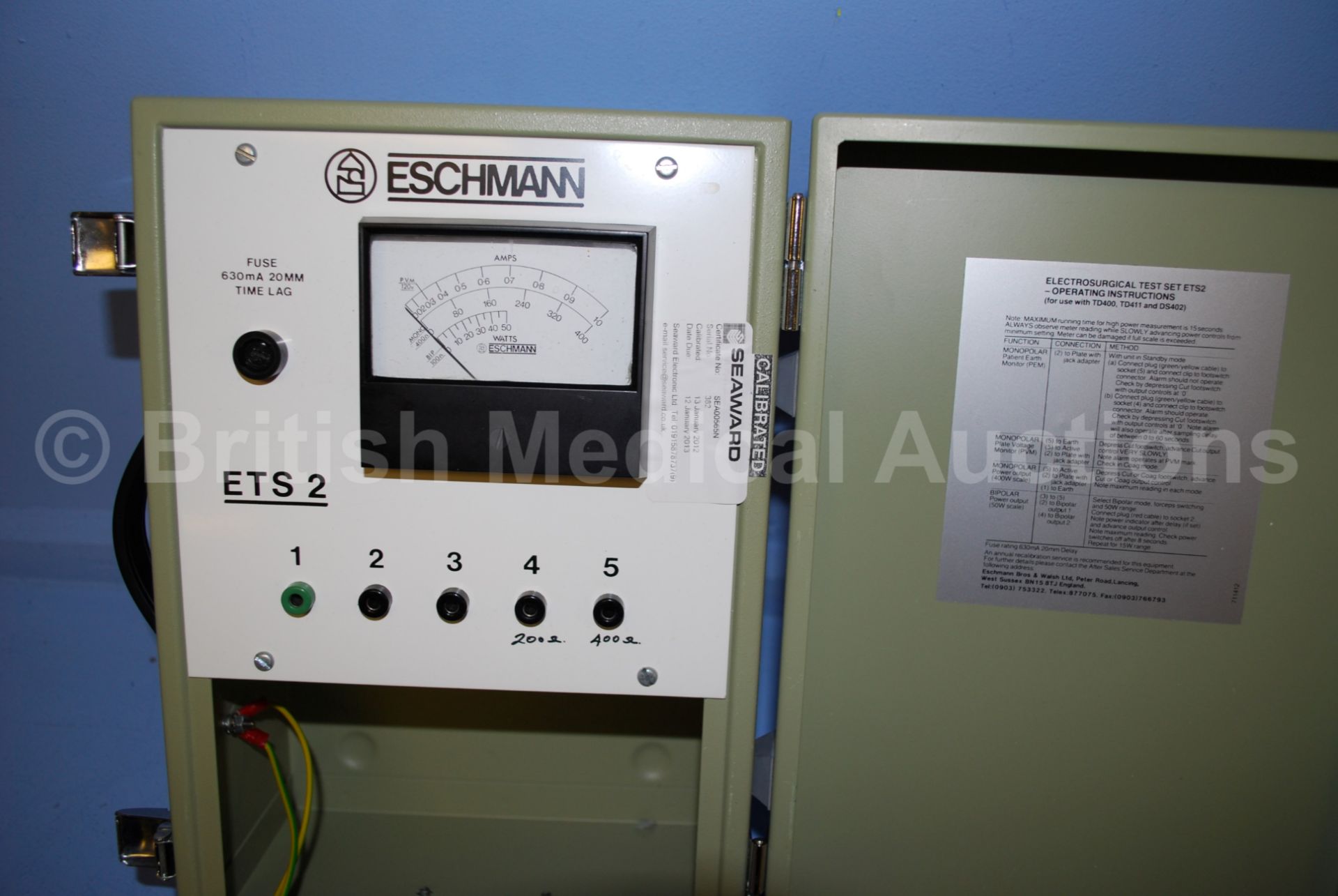 Eschmann ETS2 Electrosurgical Testing System with - Image 2 of 2