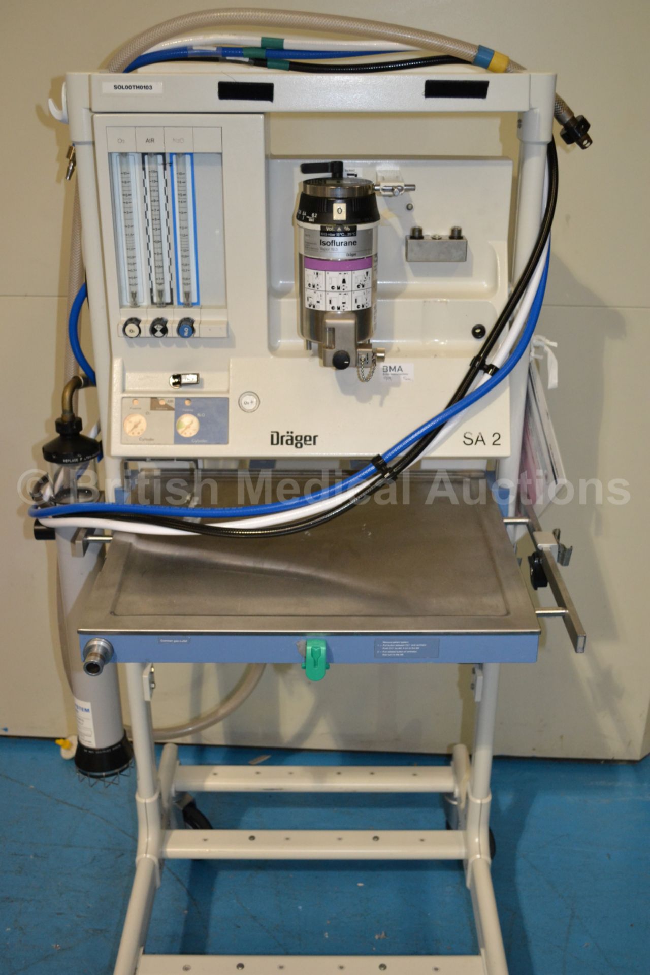 Drager SA 2 Anaesthesia System with Drager Vapor 1 - Image 2 of 4