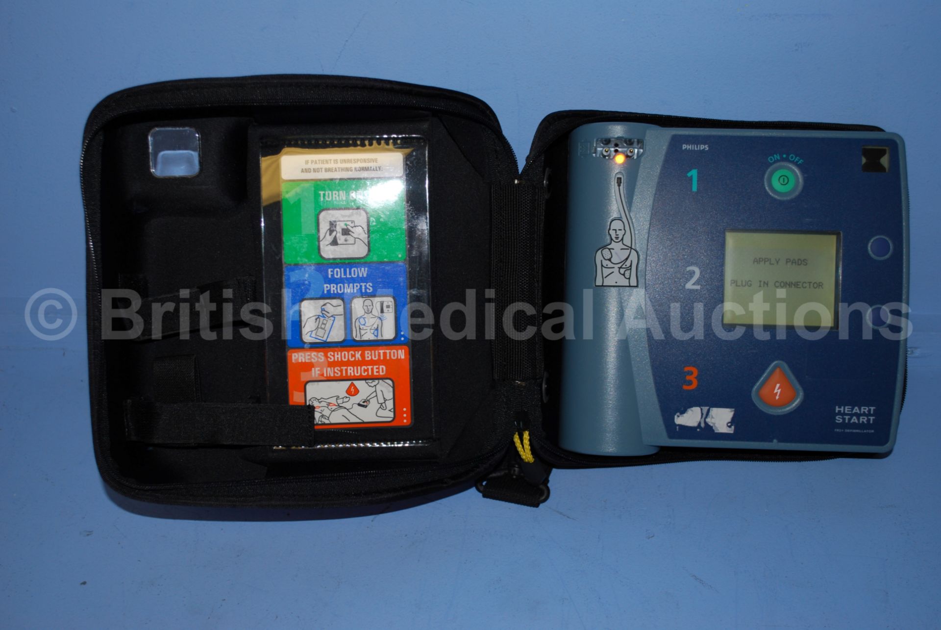 Philips Heartstart FR2+ Defibrillator in Red Case - Image 2 of 4