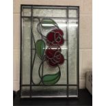 Glass panel 56cms by 36cms