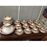 40 piece Royal Albert teaset. 12 cups and saucers,