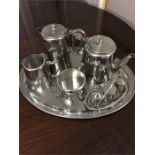 Stainless steel coffee set