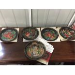 5 Russian Legends Collection plates, limited editi